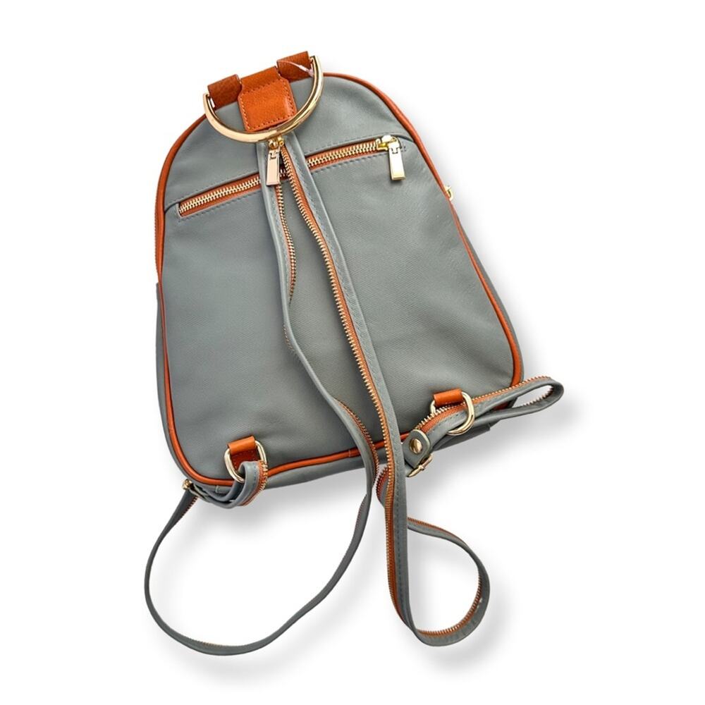 New Valentina Multi Pouch Genuine Leather Bag - Picture 2 of 13